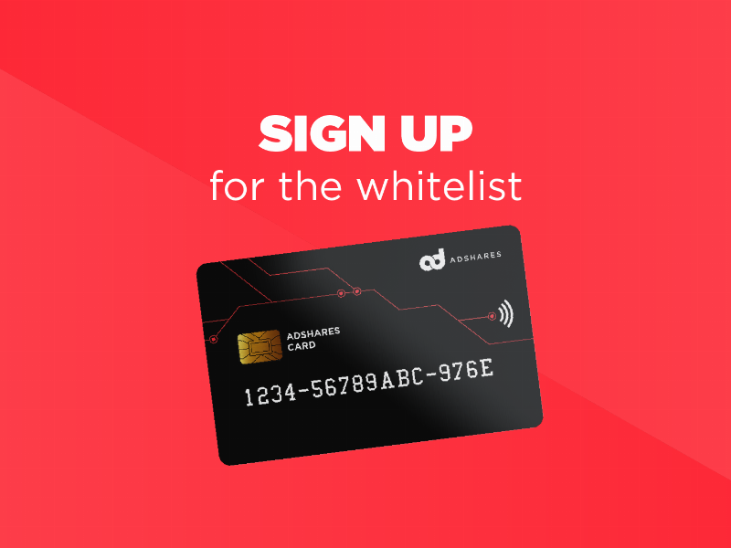 Sign up for card whitelist